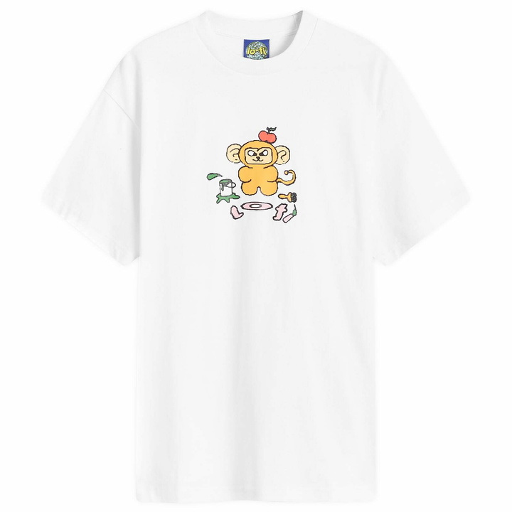 Photo: Lo-Fi Men's Art Monkey T-Shirt in White