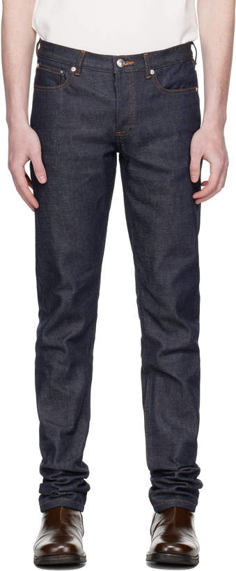 Photo: A.P.C. Navy Petit Standard Jeans