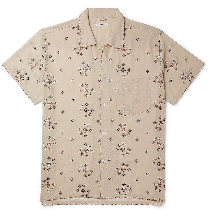 Photo: BODE - Embroidered Voile Shirt - Neutrals