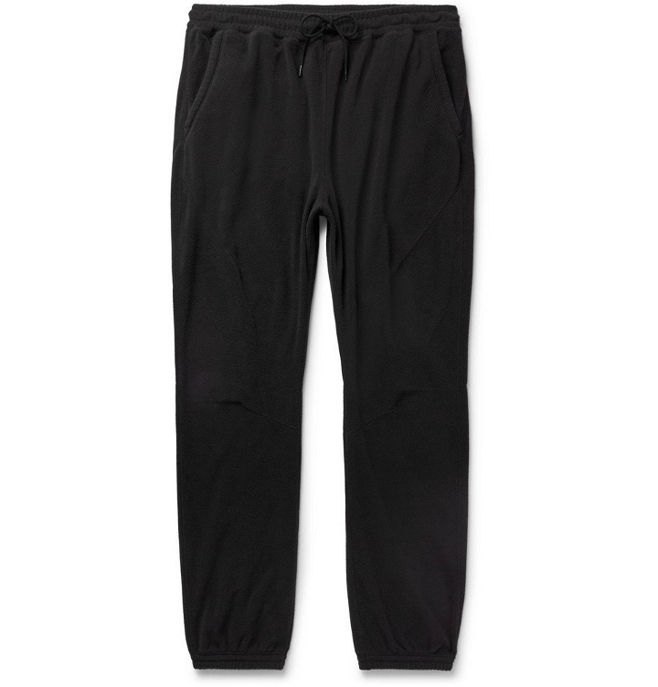 Photo: nonnative - Slim-Fit Tapered Fleece Drawstring Sweatpants - Black