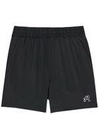 Malbon Scooter Logo-embroidered Coolcore Shorts Black