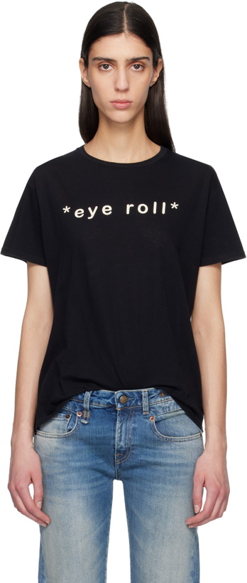 Photo: R13 Black 'Eye Roll' Boy T-shirt