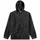 F/CE. Men's Oversized Mountain Parka Jacket in Black