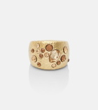 Oscar de la Renta Scramble embellished gold-plated ring
