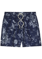 Polo Ralph Lauren Printed Shell Swim Shorts Blue