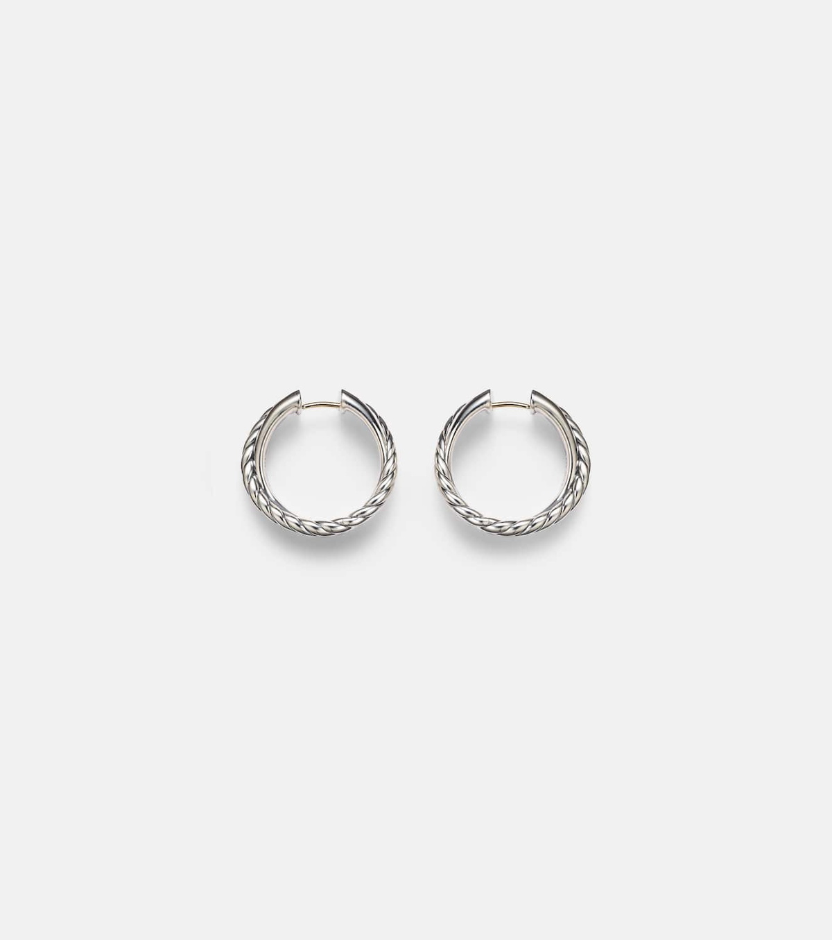 David Yurman Crossover® sterling silver hoop earrings