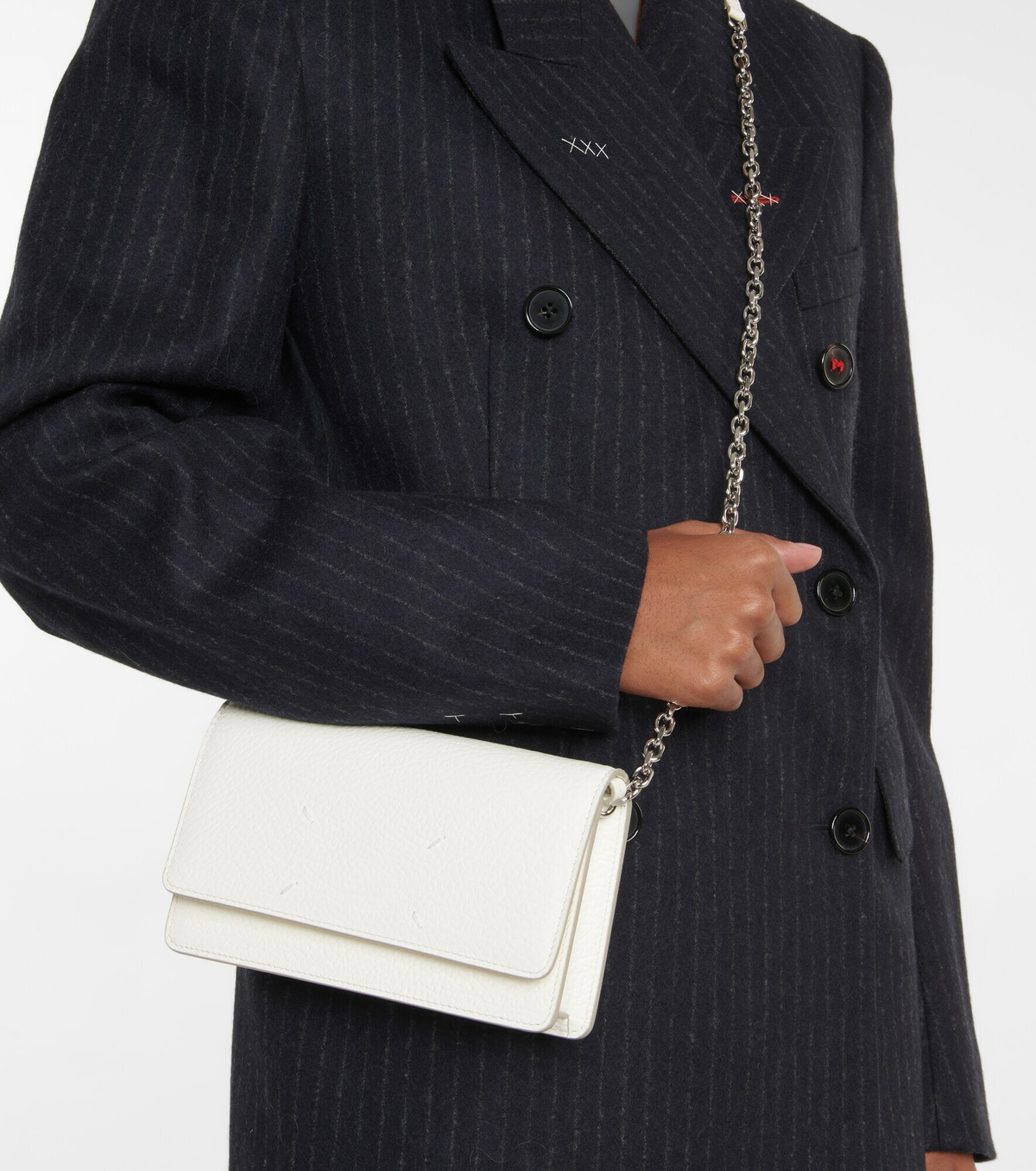 【送料&関税込】Maison Margiela Wallet On Chain Maison Margiela - Leather wallet on chain Maison Margiela