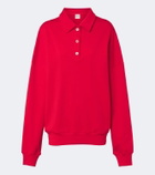 Norba Julia cotton jersey polo sweatshirt