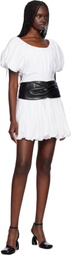 Renaissance Renaissance White Vera Belted Minidress