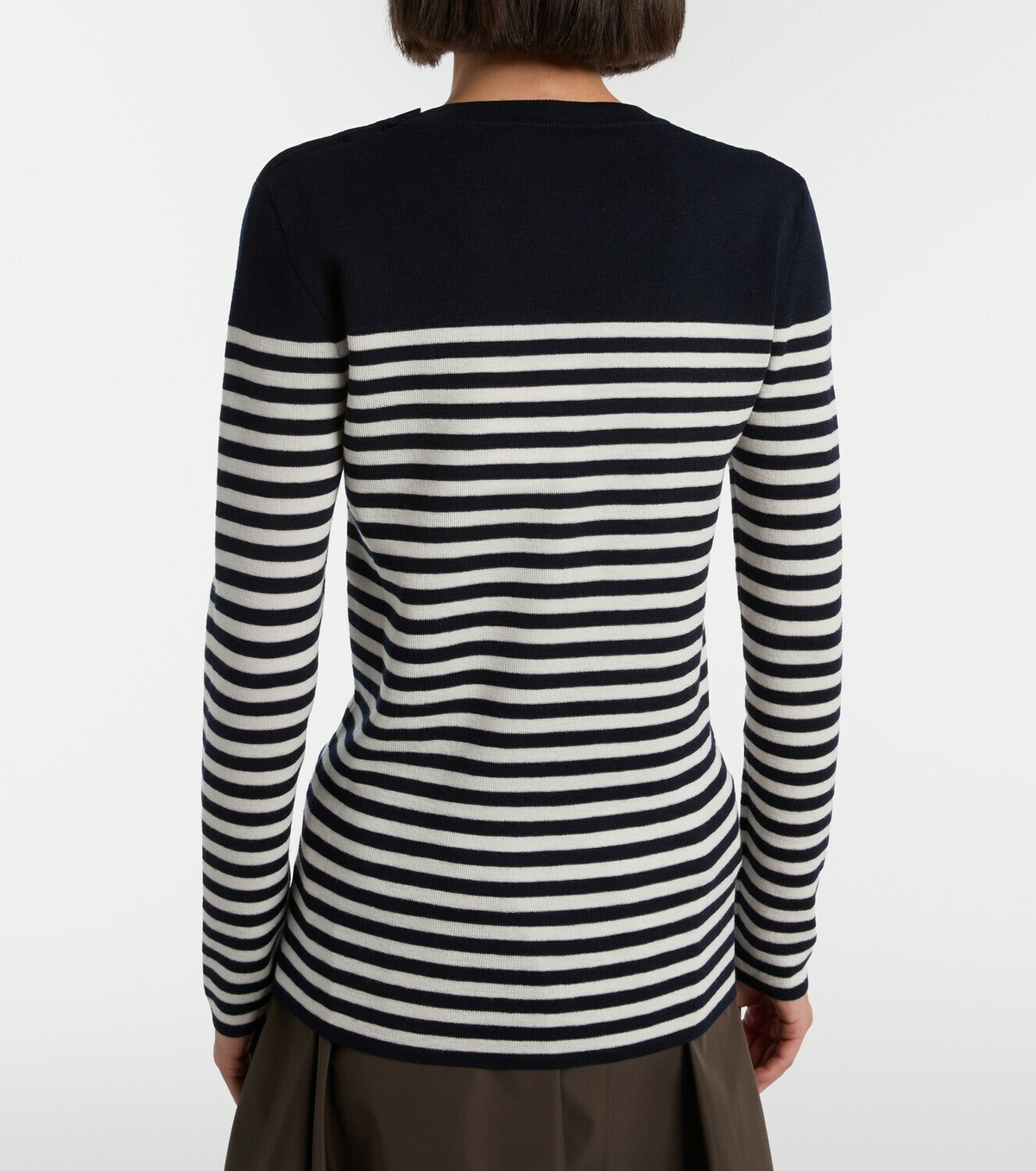 Prada Striped virgin wool sweater