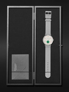 NOMOS Glashütte - Tangente 38 Date Go Limited Edition Hand-Wound 37.5mm Stainless Steel and Webbing Watch, Ref.No. 179.S4