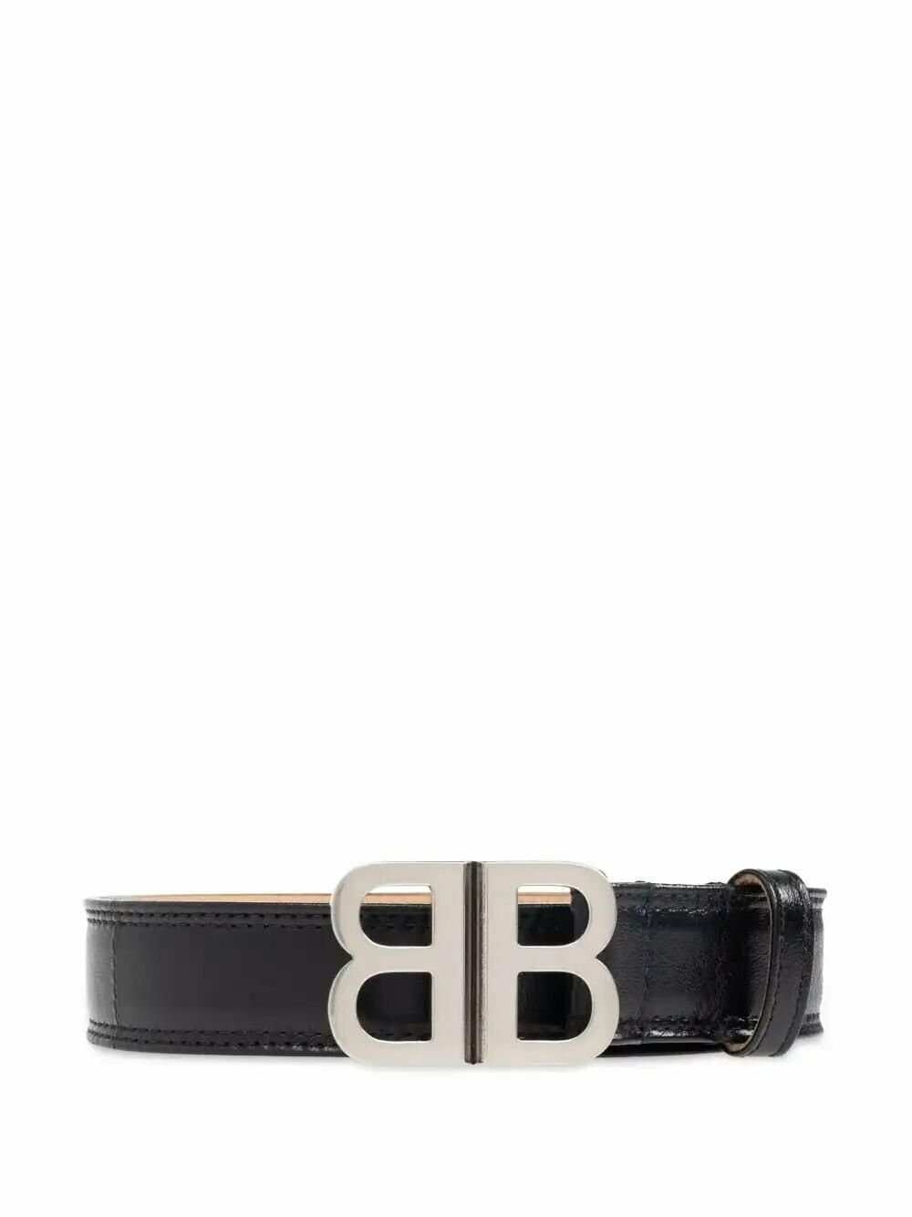 Balenciaga - BB Hourglass thin leather belt Balenciaga Balenciaga - BB Hourglass thin leather belt Balenciaga