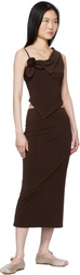 Sandy Liang Brown Dory Top