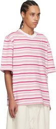 Camiel Fortgens Pink & White Big Heavy Jersey T-shirt