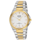 Gevril Montauk Quartz White Dial Mens Watch 49904B