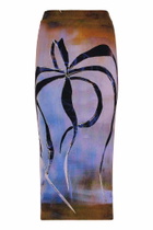 Louisa Ballou Printed Midi Skirt