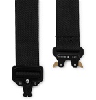 1017 ALYX 9SM - 6cm Logo-Jacquard Nylon-Webbing Belt - Black