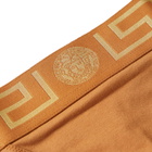 Versace Women's Organic Cotton Thong in Caramel
