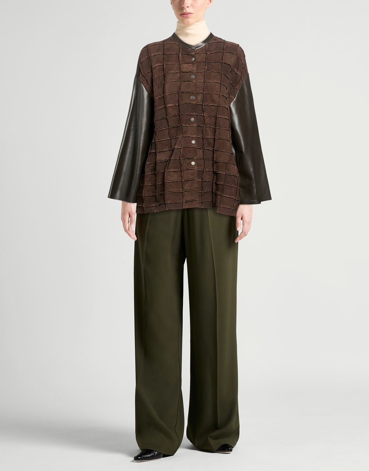 Niccolò Pasqualetti Womens Jacket Dark in Brown