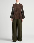 Niccolò Pasqualetti Womens Jacket Dark in Brown