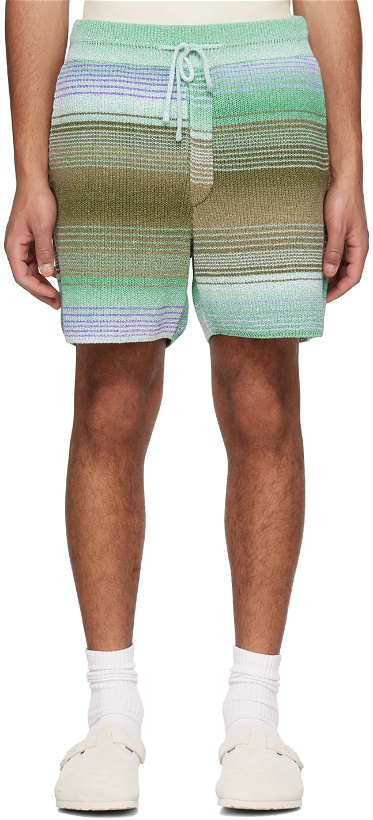 Photo: Solid Homme Multicolor Striped Shorts