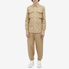 Alexander McQueen Men's Military Pocket Shirt in Beige