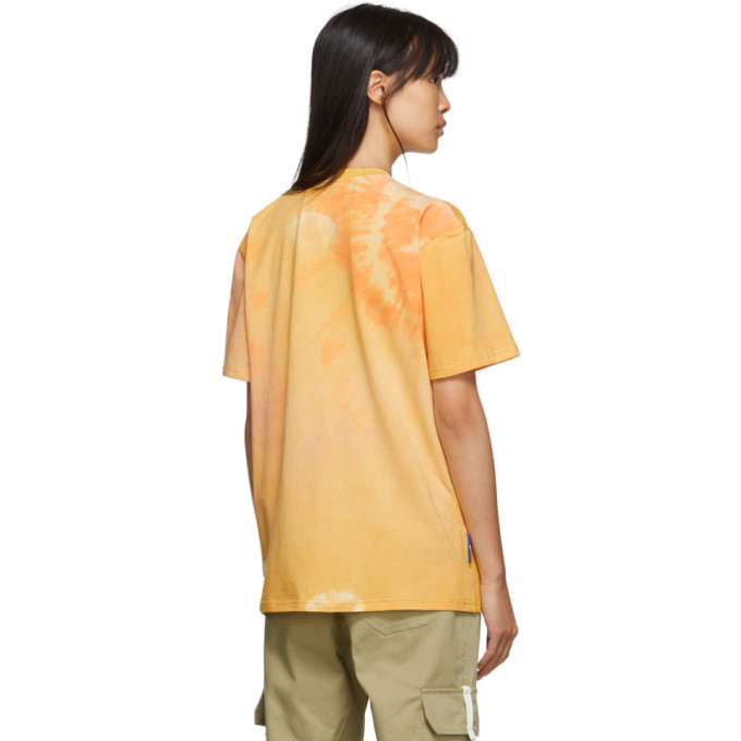 Anton Belinskiy Pink and Yellow Tie-Dye T-Shirt