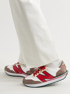 New Balance - Casablanca 237 Suede-Trimmed Logo-Jacquard and Leather Sneakers - White