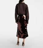Roksanda Sequined midi skirt
