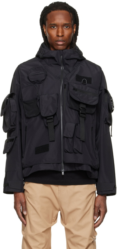 Photo: We11done Black Military Shell Jacket