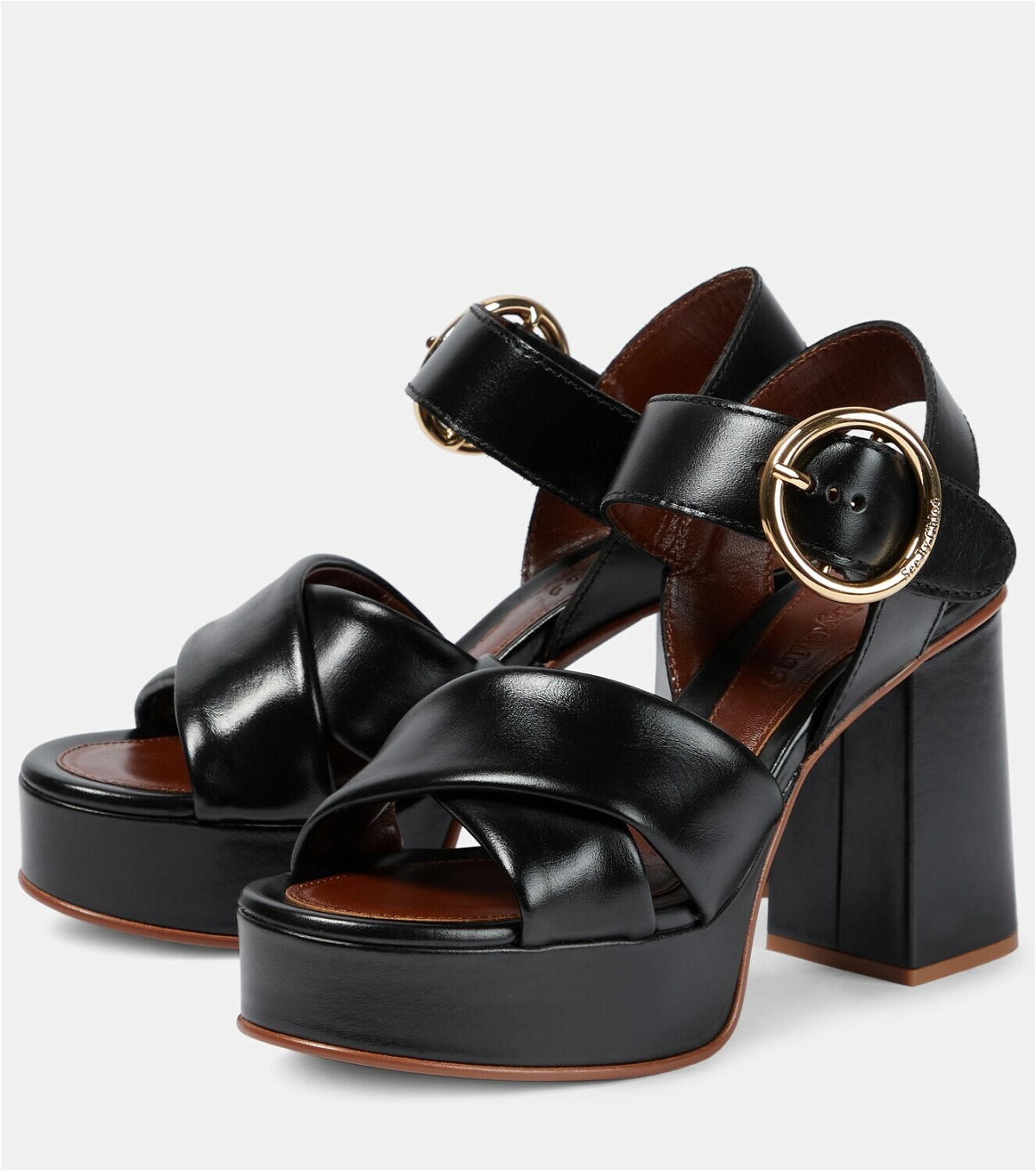 See By Chloé Lyna leather platform sandals See by Chloe