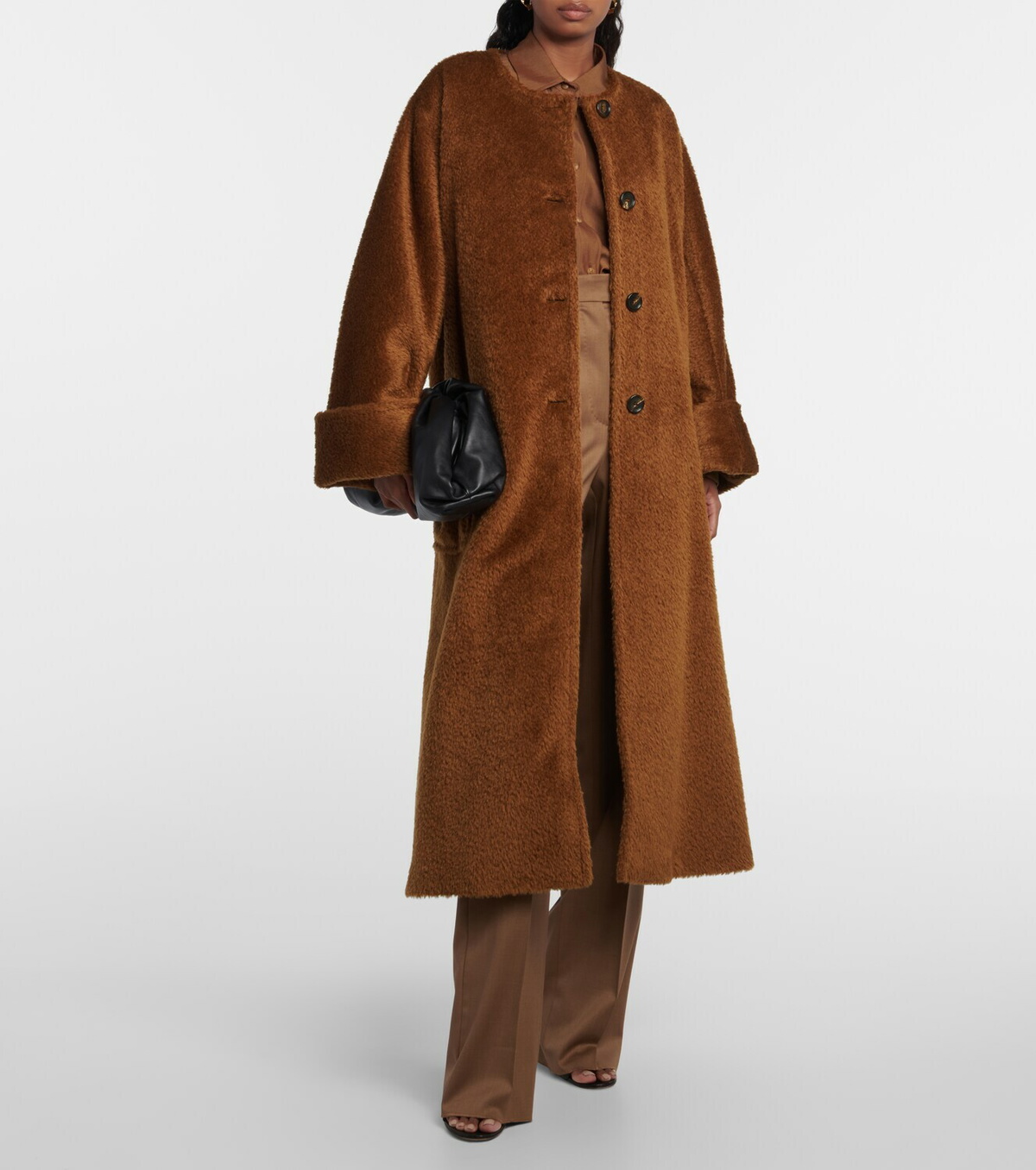 Max Mara Hudson oversized alpaca and wool coat Max Mara