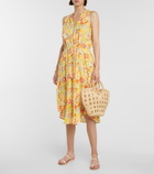 Velvet - Ramona printed midi dress