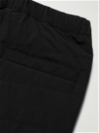 Snow Peak - Tapered Belted Quilted Primeflex™ Shell Trousers - Black