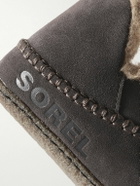 Sorel - MANAWAN™ II Faux Shearling-Lined Suede Slippers - Gray