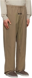 Essentials Brown Relaxed Track Pants