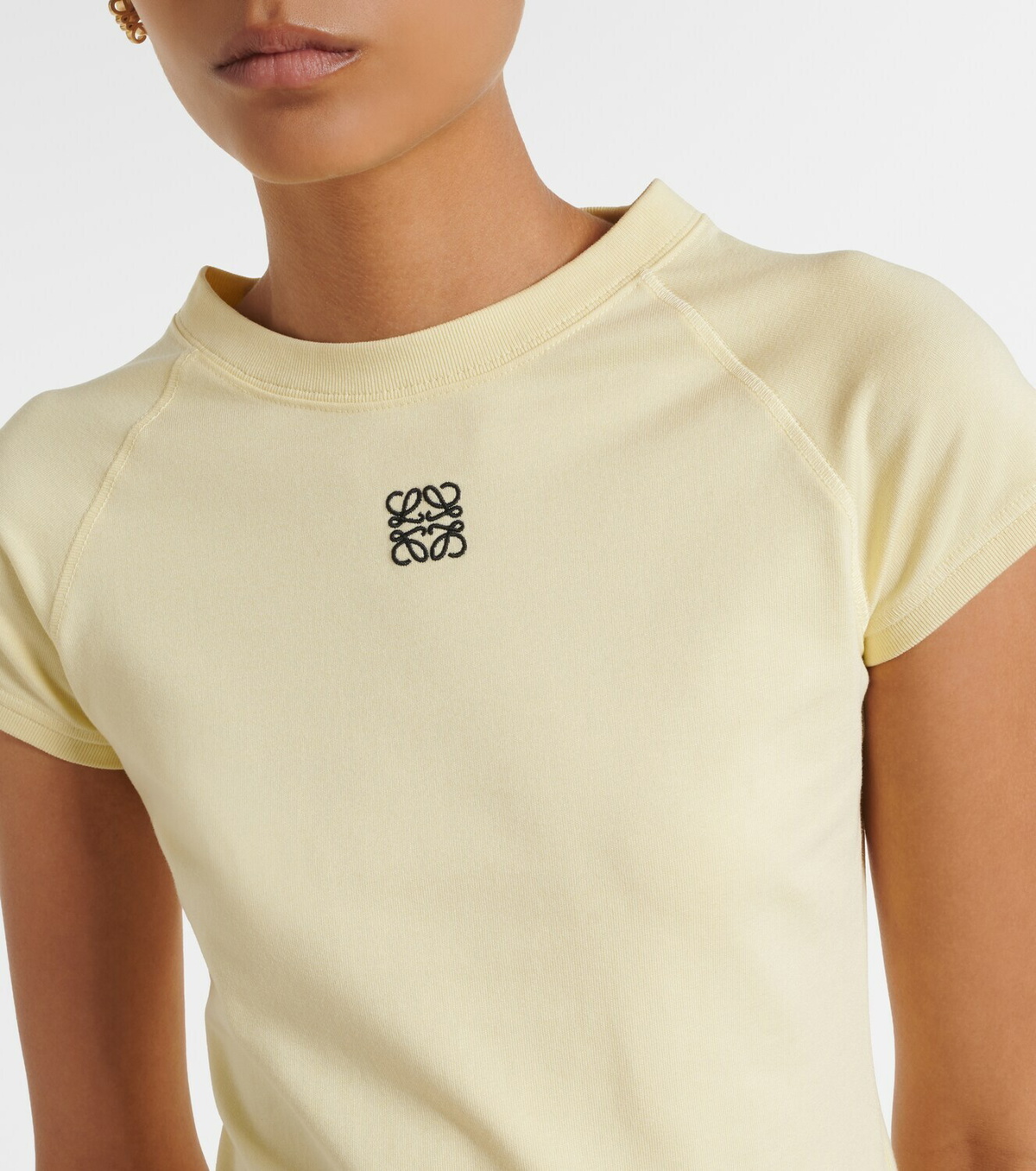 Loewe Anagram cotton-blend T-shirt