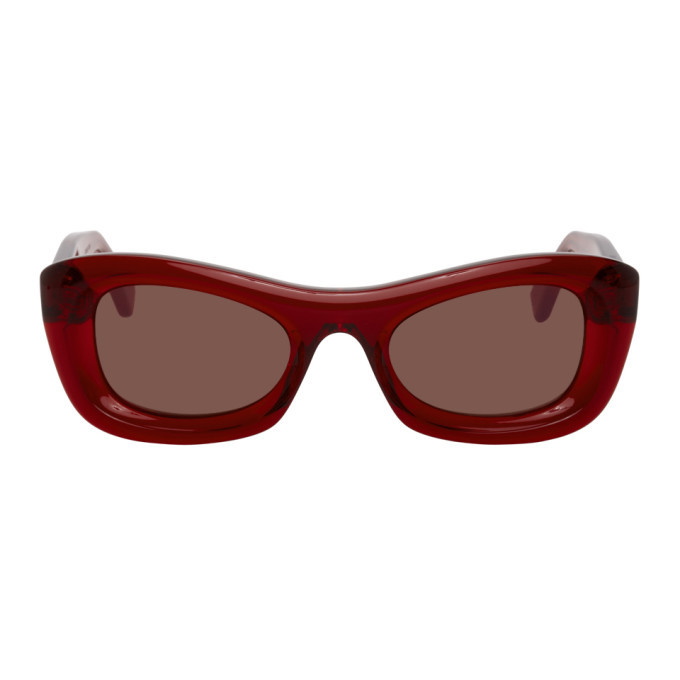 Photo: Bottega Veneta Red Animations Sunglasses