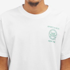 Sporty & Rich NY Resort T-Shirt in White/Verde