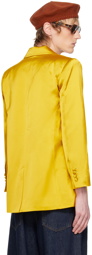 Theophilio SSENSE Exclusive Yellow Blazer