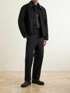 Jil Sander - Straight-Leg Cotton Trousers - Black