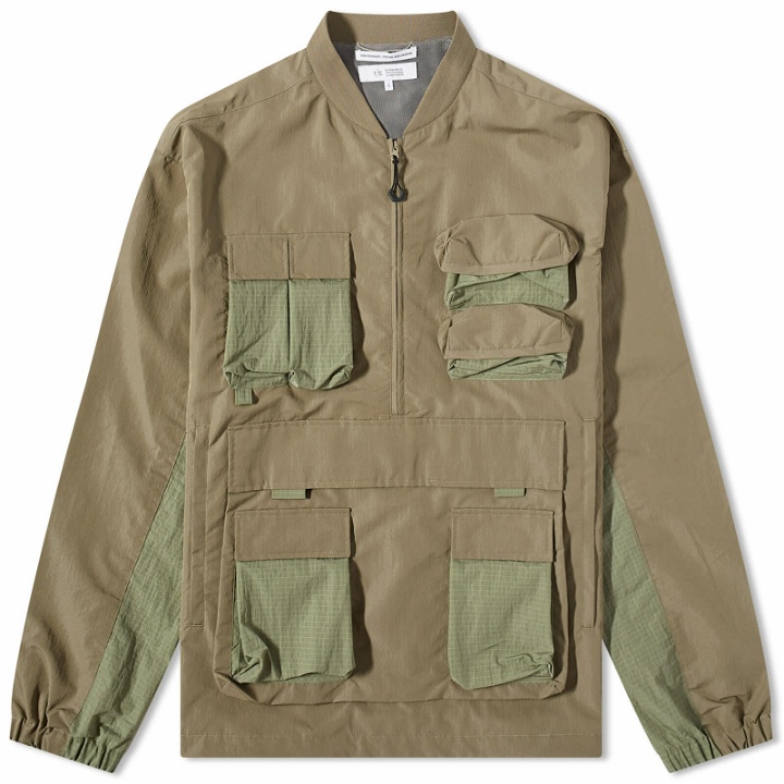 Photo: F/CE. Men's Tech Utility Track Jacket in Sage Green