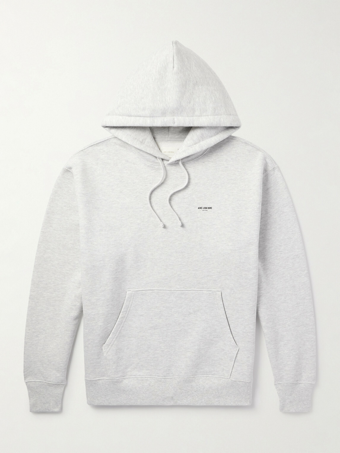 Aimé Leon Dore - Logo-Print Cotton-Jersey Hoodie - Gray