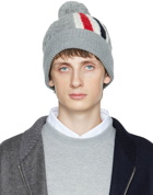 Thom Browne Gray Aran Tricolor Beanie