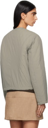 Paloma Wool Khaki Ebner Reversible Down Jacket