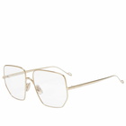 Loewe Eyewear Loewe Metal Optical Glasses in Gold 