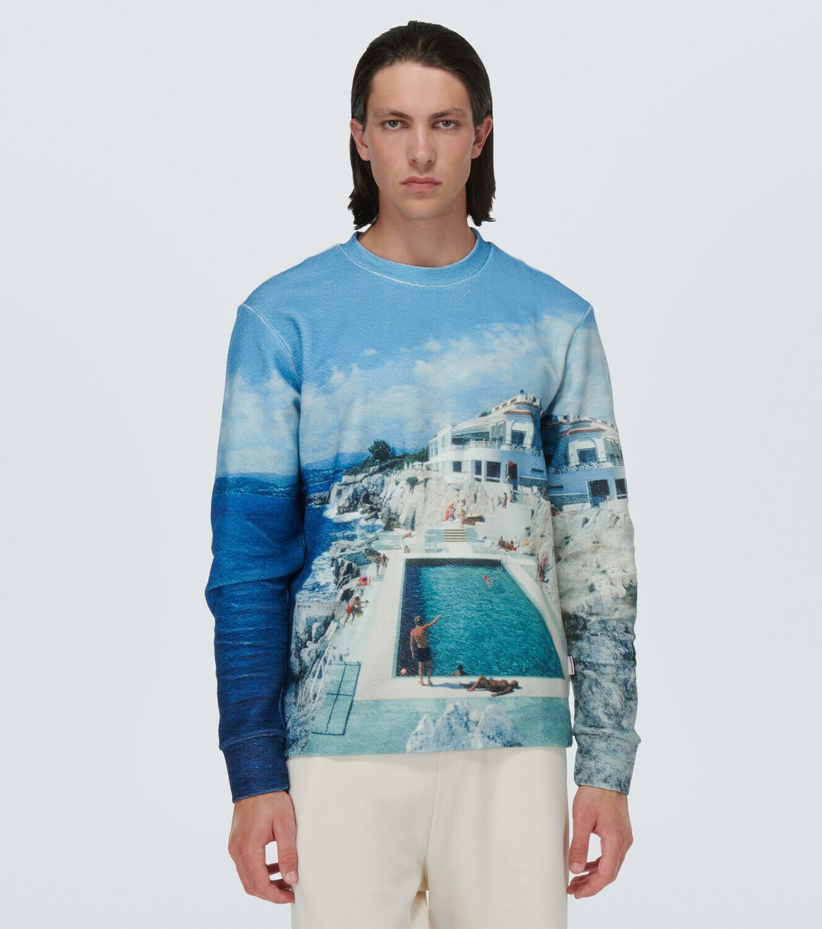 Orlebar Brown Printed cotton terry sweatshirt
