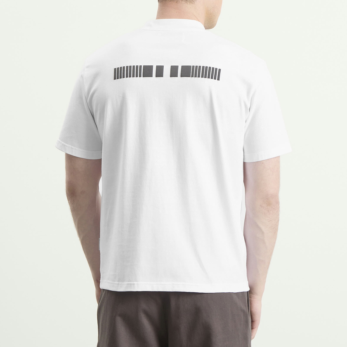 NOMARHYTHM TEXTILE Men's Logo T-Shirt in White