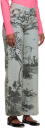 Molly Goddard Blue Joan Jeans