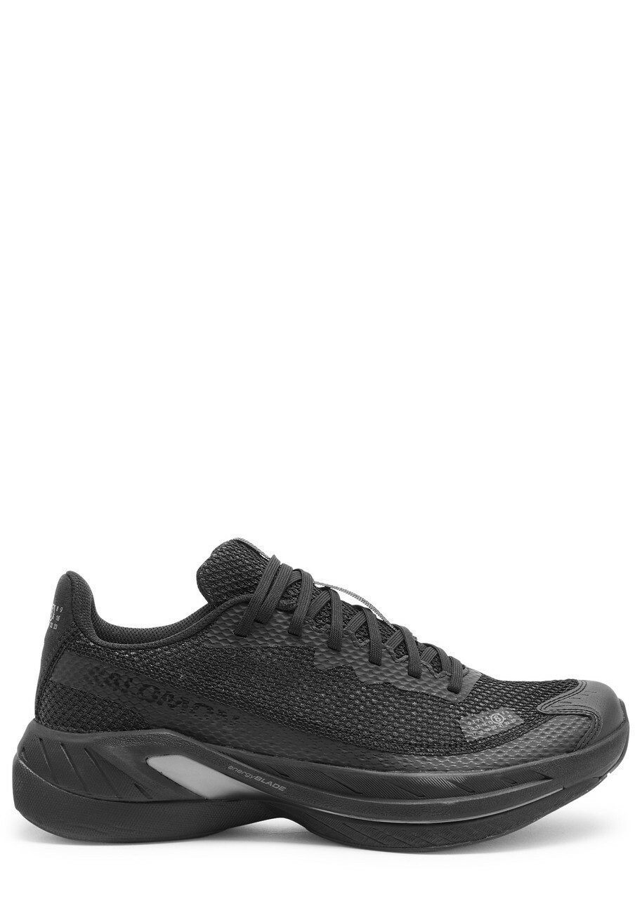 【関税込み】MM6 Maison Margiela ブラック Gambetta スニーカー MM6 Maison Margiela: Black Chunky Gambetta Sneakers | SSENSE